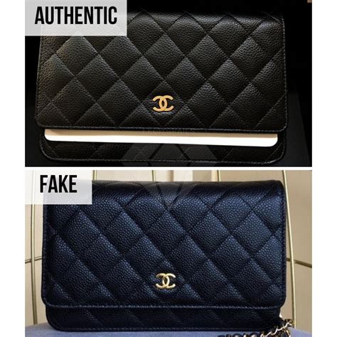 chanel wallet real vs fake|authentic chanel wallet on chain.